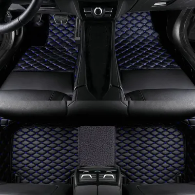 Premium Leather Car Carpet Universal Car Floor Mats Car Interior Accessories Fit Perodua Proton Honda Toyota Nissan Mazda