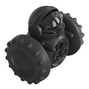 OUTOPEN Thử thách Đồ chơi giải đố cho chó Trò chơi trí tuệ Hình dạng robot Đồ chơi tương tác cho chó Đào tạo Bộ cấp liệu mê cung thực phẩm Đồ chơi cho chó ăn chậm Chó nhỏ