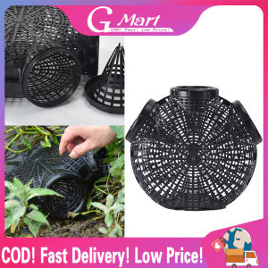 ⭐【LazTop Seller】3 Holes Fishing Basket Eel Mesh Cage Folding Crab Crayfish Shrimp Catcher Bottom Pour Plastic Fish Cage Fishing Gear Upgrade Eel Cage LZC-Eel-Cage