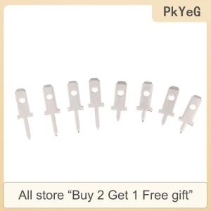 [COD] PkYeG Tool 50pcs 2.8 Inserts Plug Spring Terminal PCB Solder Lug Thickness 0.8mm One Legs PCB Welding Sheet