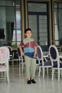 Setelan Koko Anak FAIQ BY B&D Lengan Pendek 3-12 Tahun
