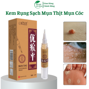Kem bôi mụn thịt MỤN nốt duồi mụn cóc  mụn cơm nám tàn nhang hết bay nhanh trong nốt nhạc 5ML