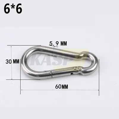 Heavy Duty Metal Lock Carabiner Hook Snap Clip D-Ring For Outdoor Camping (Sold Per Piece)