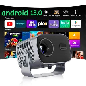 QIAOLET K1Pro Proyektor 250 ANSI Smart Proyektor Android 13 With Stand 1080 Full HD Projector Mini