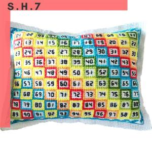 Cross Stitch Embroidery Needle Pouch for DIY Sewing and Craft Projects Compact Design with Colorful Pattern