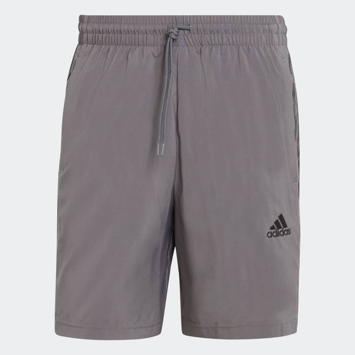 adidas Lifestyle AEROREADY Essentials Chelsea 3-Stripes Shorts Men Grey  IC1494 Lazada PH