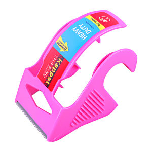 Sixth street 1 Set Transparent Tape Cutter Heavy Duty Packaging Tape With Dispenser For Shipping Clear Packing And Moving Supplies