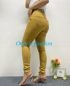 Women Skinny High Waist Blue Gray Black khaki Woman Elastic Plus Size Super Stretchy Denim Female Elastic waist