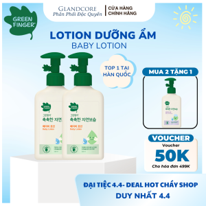 Lotion Dưỡng Ẩm Cho Bé Greenfinger ChokChok Natural 320ml An Toàn Lành Tính