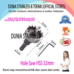 Hole Saw HSS 32mm pembolong lubang