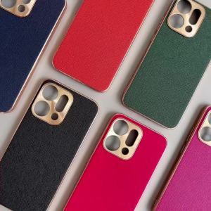 เหมาะสำหรับ OPPO Reno 14 Pro Reno14 5G Reno14 Pro 5G Reno13 Pro 5G Reno 13 Pro เคสโทรศัพท์มีลายหนังธรรมดาแบบกากบาทรวมทุกชิ้นทำจากโลหะเคสกันกระแทกกันตก