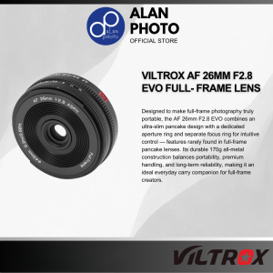 [Prer-Order] Viltrox AF 26mm F2.8 EVO Full- Frame Lens for Sony FE / Nikon Z