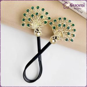 Suomi Retro Temperament Peacock Plate Hairpin Lazy Persons Hair Accessory Hair Styling Tool