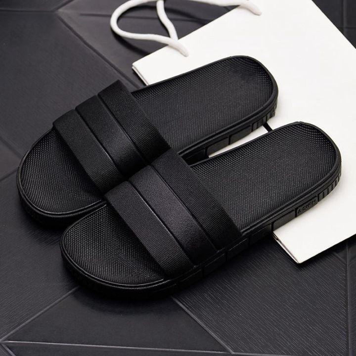 HQ men's women's home non-slip soft thick bottom indoor and outdoor  wear-resistant slippers Lazada PH