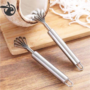 Stainless Steel Coconut Grater Easy to Use Cheese Shredder Kitchen Peeler Tool