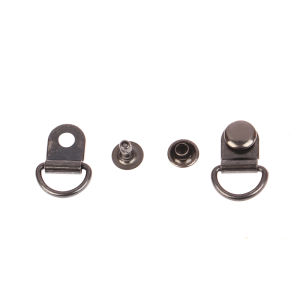 [haoh] 10 Bộ khóa vòng chữ D để sửa túi đi bộ đường dài Giày leo núi khóa sửa chữa thiết thực Phụ kiện trang trí bằng kim loại túi thủ công tự làm