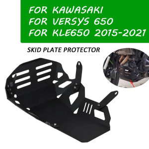 For Kawasaki Versys 650 KLE650 2020 2021 2015-2021 Belly Pan Engine Guard Skid Plate Protector