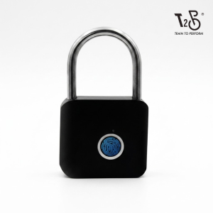 T2P Smart Fingerprint Padlock Keyless Biometric Metal Lock for Gym Locker & Gate USB-C