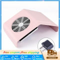 【Local Ready stock】40W Electric Nail Dust Vacuum Cleaner Suction Collector Manicure Machine. 
