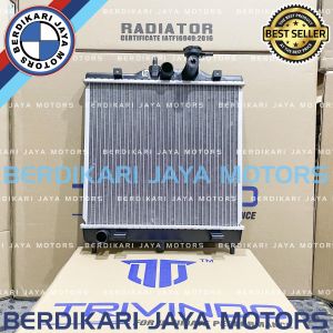 RADIATOR ASSY KIA PICANTO OLD LAMA 1.2 1.200 1200CC 12 1200 1200CC 1999 2000 2001 2002 2003 2004 2005 2006 2007 2008 2009 2010 2011 MANUAL TRANSMISI MERK TRIVINDO
