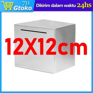Celengan Permanen Tidak Bisa Di Buka Celengan Target Piggy Bank Coin Stainless Steel