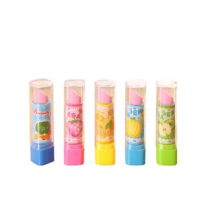 LD-A70 Penghapus Model Lipstik Karakter Buah Random / Penghapus Pensil Eraser Buah Warna Warni Lucu