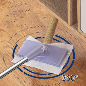 Brightbling Wash face towels with a rotating mop for household use Clean the kitchen bathroom and lazy peoples