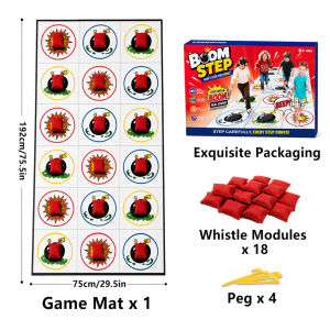 SG Ready Stock Kids Minefield Game Mat Indoor Outdoor Team Building Party Interactive Family Toy Game