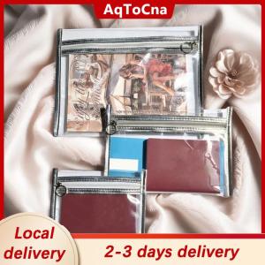 [COD] AqToCna Ship within 24 hours Zipper PVC Organizer Pouch For Passport Coins Keys Lipsticks Cards Earphones Compact Travel Storage Case