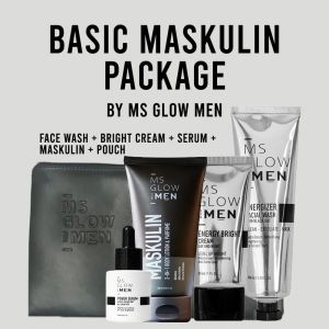 Ms Glow Men Paket Wajah Pria Berjerawat Kulit Normal Original Murah