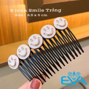 Lược Cài Tóc / Kẹp Xước Tóc Mái Dạng Lược Haimeikang Chống Trượt Hoạ Tiết Thời Trang Phong Cách Hot Trend Hàn Quốc