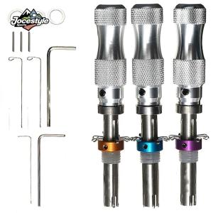 3Pcs Tubular 7 Pins Lock Pick Tool Locksmith Tool Lock Pick Set