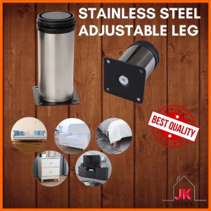 RMK Cabinet Leg Kaki Sofa Adjustable Leg Stainless Steel kabinet TV Kerusi Meja Bed Furniture Leg Extender Banjir Foot