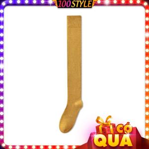 Tất Vớ Dài Ngang Đùi Dày Dặn Giữ Ấm Thon Gọn Chân