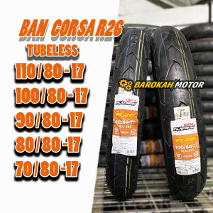 Ban Luar Corsa R26 70/80-17 80/80-17 90/80-17 100/80-17 110/80-17 Semi Soft Compound