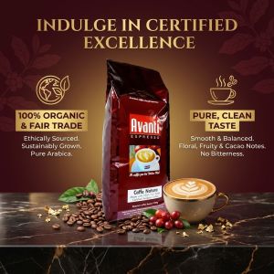 [AVANTI] Caffe Natura 100% Arabica Organic Coffee Bean 1kg