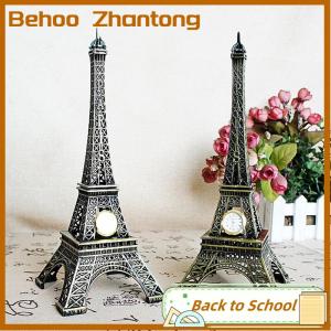Behoo รูปปั้นหอไอเฟลปารีสขนาดเล็กสำหรับเป็นของที่ระลึกทำจากอัลลอยสำหรับวางบนโต๊ะ