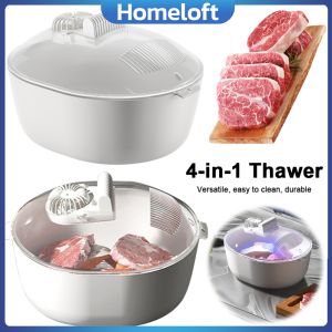 Fresh-Keeping Meat Defroster Keeps Food Nutritious Food Meat Fresh-Keeping Box Tableware Meat Defroster Physical Thawing Plate