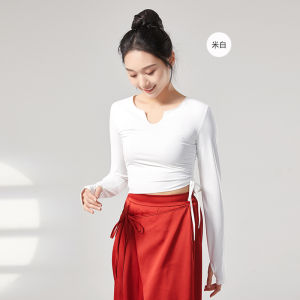 Ice silk practice clothes modern ballet dance clothes dancing clothes womens suit yoga tight high waist base fast dry冰丝练功服现代芭蕾舞蹈服跳舞衣女套装瑜伽紧身高腰打底速干