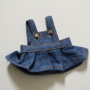 ANGCHI Suspender Dress Doll Clothes Accessories Denim Dress Dolls Outfit Mini Bear Clothes Dress Diy Doll Dress for 12cm Doll Bear Costume Change