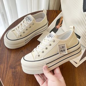 Sepatu Kanvas Wanita Bertali Sepatu Sneakers Wanita Import Kasual Seojin Series 112