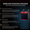 Portable Karaoke Dual Wireless Microphone Bluetooth Professional Speaker Smart External 100W YS-203 Stereo Family Party Ktv Equipment Audio Car/Outdoor/Indoor karaoke speaker with mic videoke speaker with mic. 