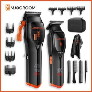 Maxgroom Hair Clipper Set Professional Modular Clipper Wireless Electric Clipper High-Technology Magnetic Suspension Clipper Shaver trimmer grooming tool hair cut