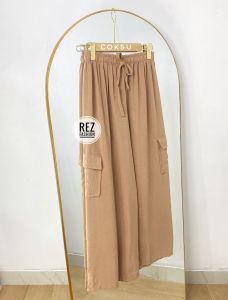 Kulot Cargo Crinkle Aiflow | Cargo Pants Crinkle Stylish