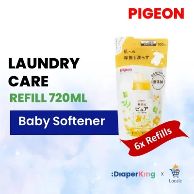 💕BUNDLE DEAL💕Pigeon Japan Baby Laundry Detergent & Softener Refill 720ml/500ml
