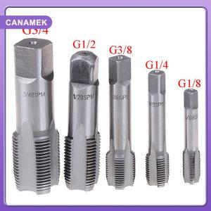 【CANAMEK】 G1 8 1 4 3 8 1 2 3 4 HSS Taper Pipe Tap BSP Metal Screw Thread Cutting Tool