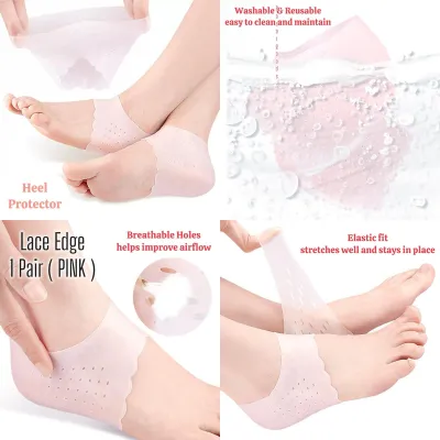 SG Stocks - Silicone Feet Toe Protector Gel Foot Care Bunion Support Foot Shoe Heel Cracked Relieve Anti Blister
