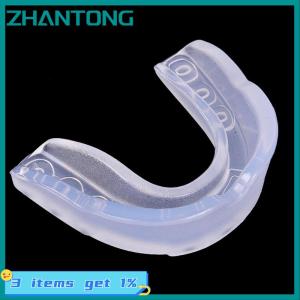 ZHANTONG ฟันยางป้องกันฟันสำหรับมวยคาราเต้มวยไทยอุปกรณ์ป้องกันฟันแบบสปอร์ต