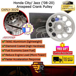 Arospeed Harden Lightweight Crank Shaft Pulley Pully Kits Honda City Jazz Car Performance Parts CKPLY-3029