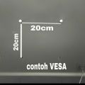 Bracket TV LED LCD 55 50 47 46 43 42 40 32 Inch 2 Arah Universal Breket TV Briket TV Braket TV Gantungan TV Bisa Nunduk Sharp Coocaa Changhong Hisense Toshiba. 